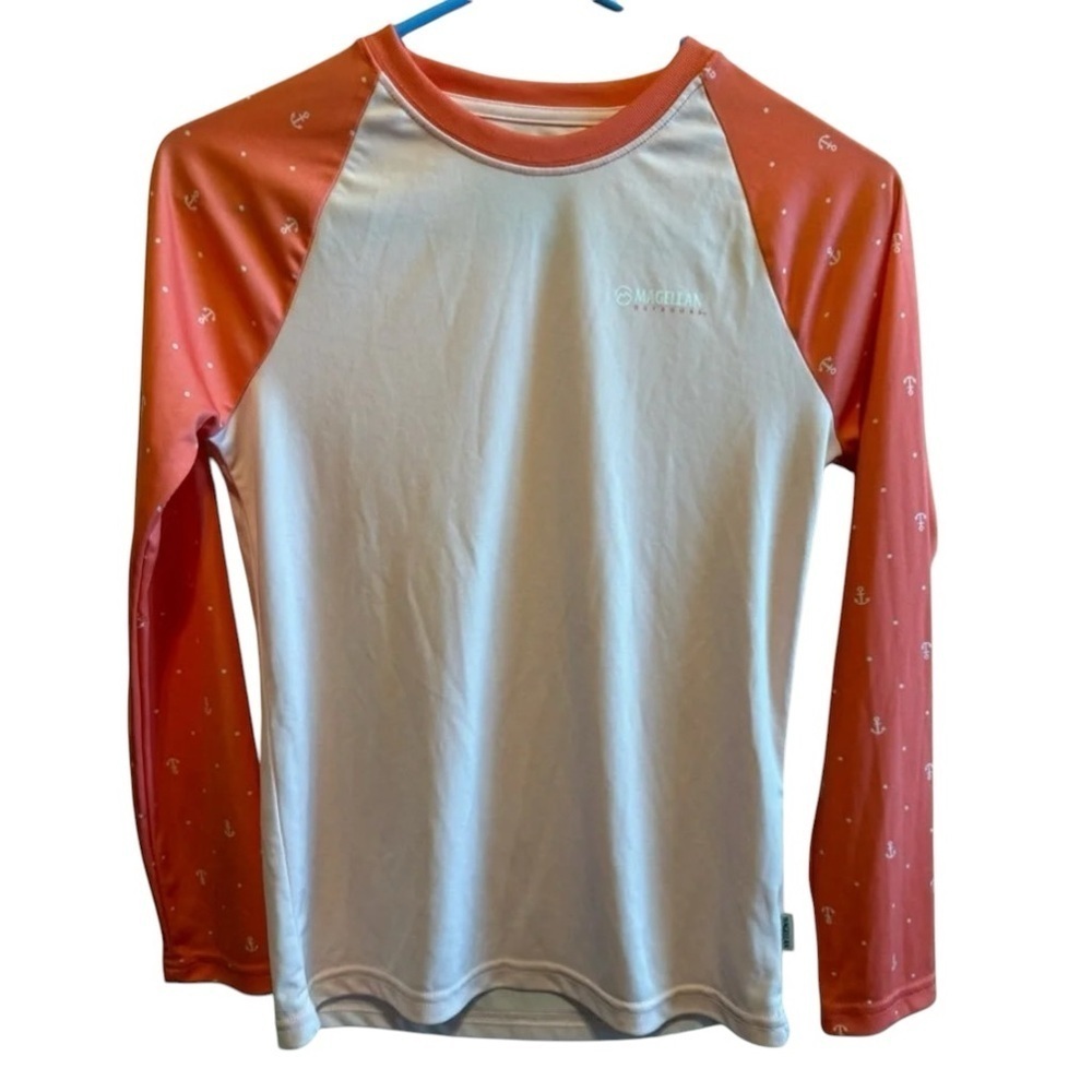 Magellan Outdoors Youth Girls Long Sleeve Classic Fit Shirt Sz M